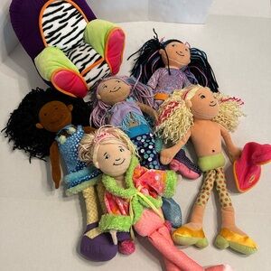Groovy Girls Vibrant Plush Doll Set with Chair